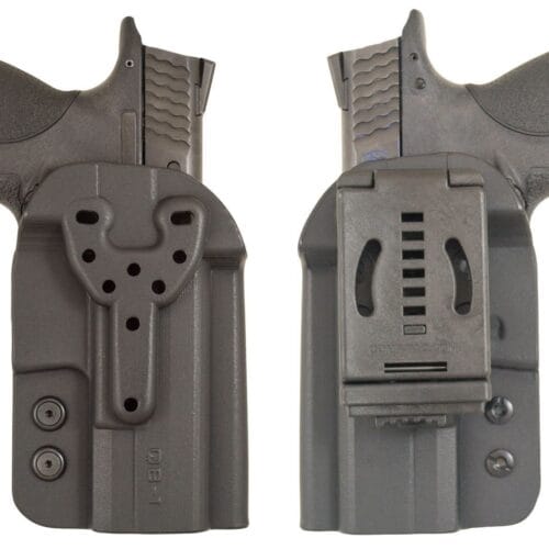 CompTac QB OWB Kydex Holster- Modular Fit-Size 1-Black
