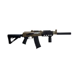 ZPAP85 AK Rifle | 5.56x45 | Quad rail | Top rail | CTR Stock | Muzzle Extension | FDE Cerakote