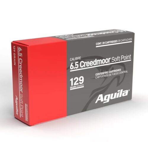 Aguila Ammunition 6.5 CREEDMOOR Rifle Ammo - 129 Grain | Soft Point | 20rd Box