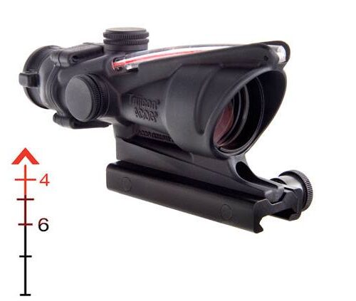TRIJICON ACOG 4X32 .223 BAC CHEVRON RED