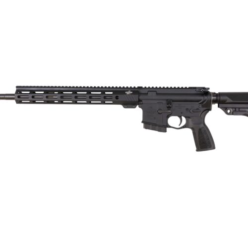Bushmaster Bravo Zulu-CA AR15 Rifle - Black | 5.56NATO | 16" Barrel | 14" BFI Free Float M-LOK Rail | THRIL Buttstock, Pistol Grip & Mag | Snake Charmer Muzzle Brake | DM2S 2 Stage Trigger | Fixed 10rd Mag | CA Compliant
