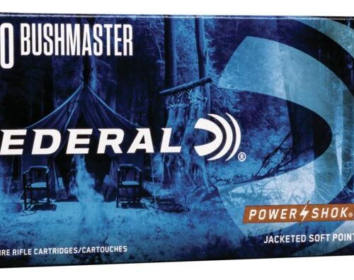 Federal Power-Shok Rifle Ammunition .450 Bushmaster 300 gr JHP 1900 fps 20/ct