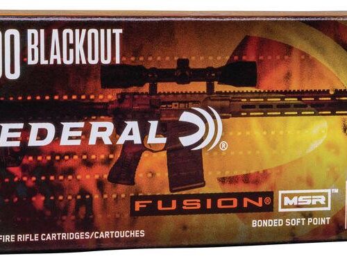 Federal Fusion MSR Rifle Ammunition .300 Blackout 150 gr SP 1900 fps 20/ct