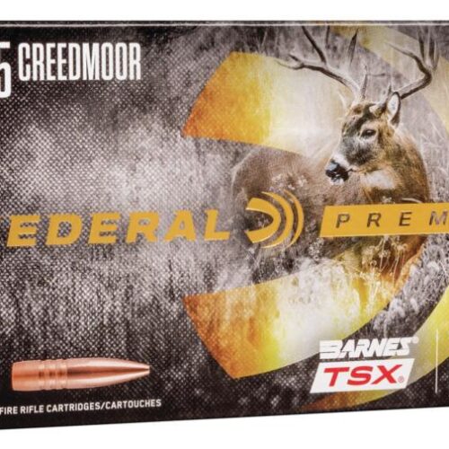 Federal Classic Hunter Barnes TSX Rifle Ammunition 6.5 Creedmoor 130 gr TSX 2825 fps 20/ct