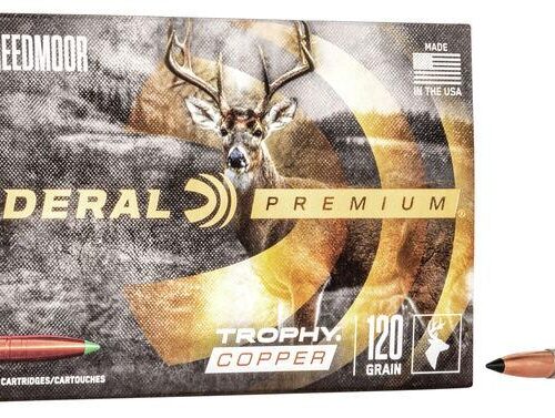 Federal Premium Trophy Copper Rifle Ammunition  6.5 Creedmoor 120gr TC 20/ct