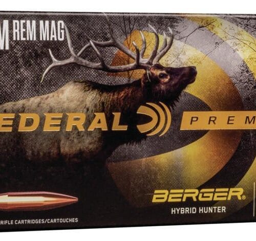 Federal Classic Hunter Berger Hybrid Rifle Ammunition  7mm Rem Mag 168 gr 2870 fps 20/ct