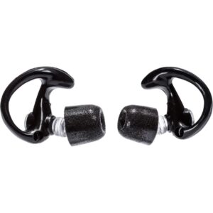 Surefire EP10 Sonic Defenders Ultra Max Full Block Ear Plugs 30 NRR Medium Black 1 Pair