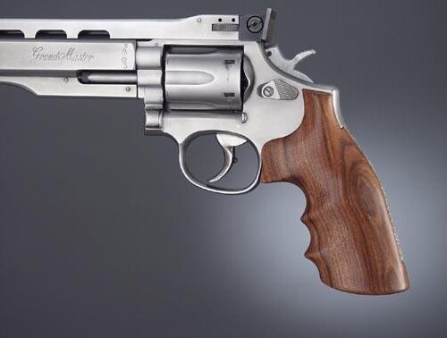 Hogue S&W K/L Square Butt Wood- Pau Ferro