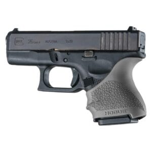 Hogue HandAll Beavertail Handgun Grip Sleeve for Glock 26/27 Slate Grey