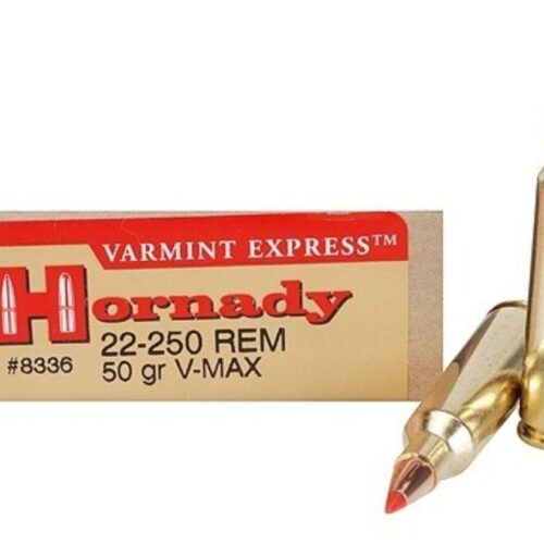 Hornady Varmint Express Rifle  Ammunition .22-250 Rem 50 gr V-MAX 3800 fps - 20/box
