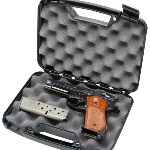 MTM Snap-Latch Single Handgun Case for Up to 4" Barrels - Black