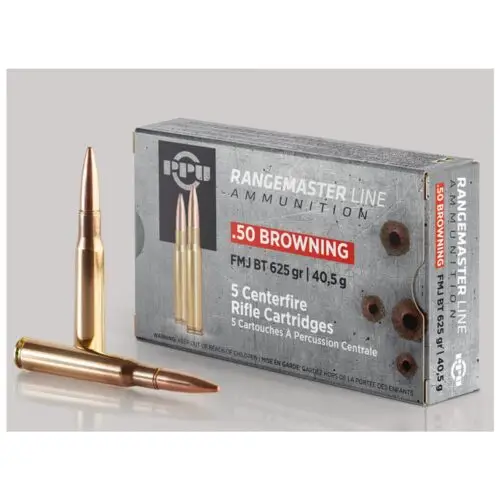 .50 BMG RangeMaster FMJ 625 gr MC 120/ct