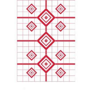 Pro-Shot 200 Yard Rifle Sight in Target 23" X 35" Red 5/ct