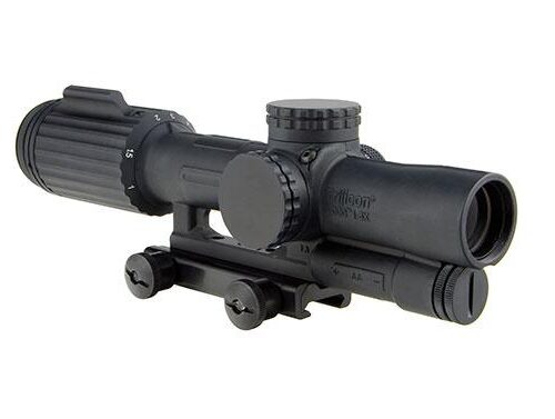 Trijicon VCOG Rifle Scope - 1-6x24mm Green Segment Circle/Crosshair MIL Govt Reticle w/ThumbScrew Mt