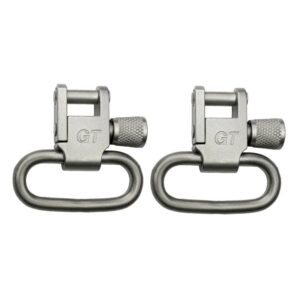 Grovtec 1" Locking Swivel Set Silver 2/ct