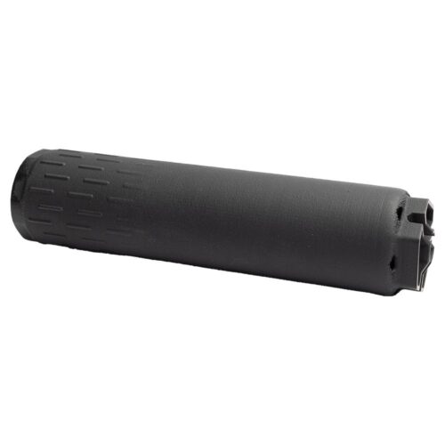 Huxwrx Flow Range 36 Ti Suppressor 9mm Luger Hub QD Adapter Black