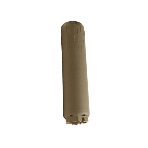 Huxwrx Flow Range 36 Ti Suppressor 9mm Luger Hub QD Adapter FDE