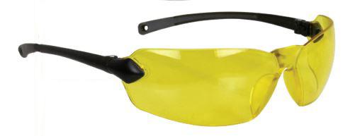 Radians Overlook Shooting Glasses Black with Amber Lens