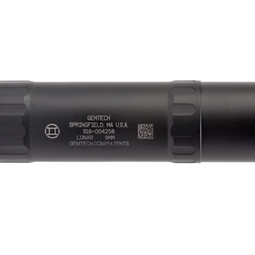 GEMTECH LUNAR-9 9MM BLACK 1/2X28 LID