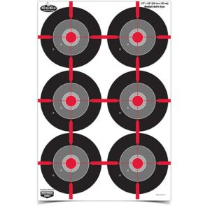 Birchwood Casey Dirty Bird  12" x 18" Multiple Bull's-Eye Target - 8 ct