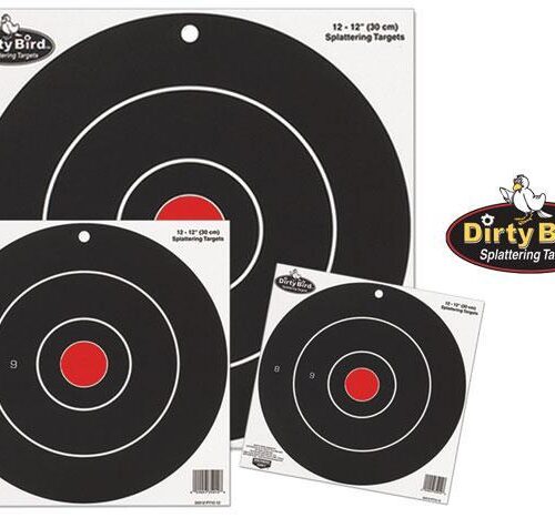 Birchwood Casey Dirty Bird Bull's Eye Targets 8" 25/Pack