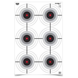 Birchwood Casey Eze-Scorer Multiple Bull's-Eye Paper Target - 23"x35" 5 Pack