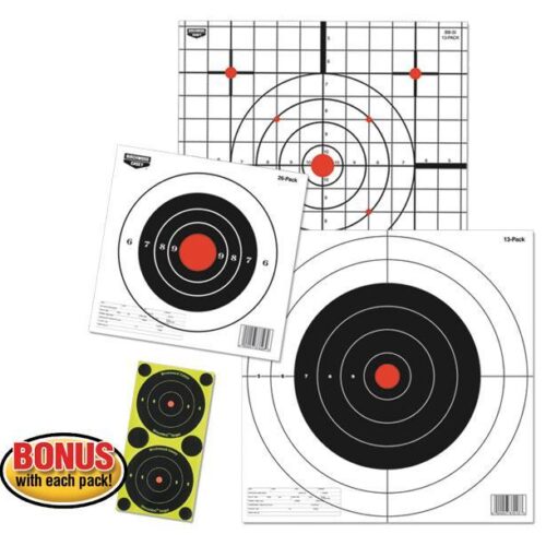 Birchwood Casey Eze-Scorer Targets 8" Round Bull's-Eye Targets 26/Pack