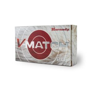 Hornady ELD-VT V-Match Rifle Ammunition 6.5 PRC 100gr PT 3450 fps 20/ct