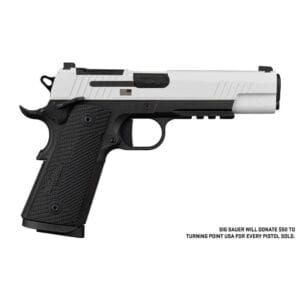 SIG 1911-X Freedom Handgun .45 ACP 5" 8rd Magazines(2) Two-Tone White on Black Optic Ready