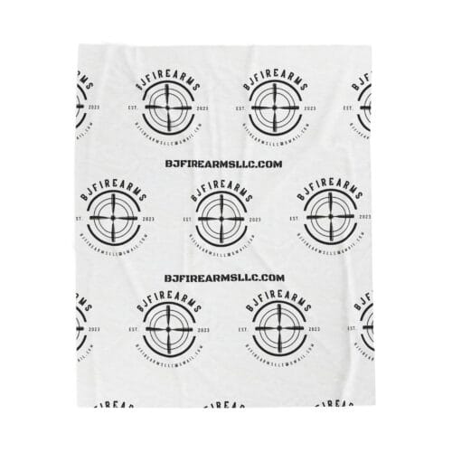 Firearms Velveteen Plush Blanket | Cozy Indoor Decor, Great for Gifting, Home and Outdoor Use, Perfect for All Seasons