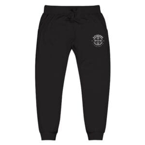 Embroidered Compass Logo Sweatpants — Olive Fleece Joggers