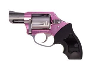 Charter  Arms - THE PINK LADY .38 Special 2" 5rd Compact Grip DAO Hammer Pink/Stainless Steel