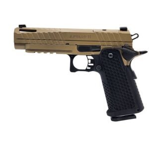 Live Free Armory Apollo 11 Full Size 9mm 17rd Steel Frame Semi-Auto Pistol FDE