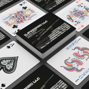 Stylish Poker Playing Cards, Unique Gift for Card Games, Perfect for Game Nights, Collectors, and Poker Lovers
