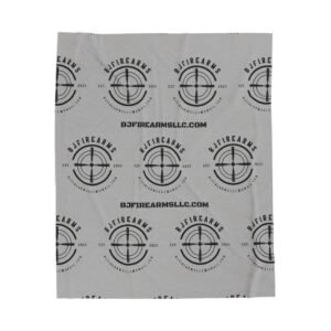 Firearms Velveteen Plush Blanket | Cozy Indoor Decor, Great for Gifting, Home and Outdoor Use, Perfect for All Seasons
