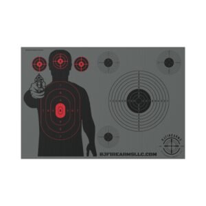 Sign with Target Design, Outdoor Decor for Sports Enthusiasts, Shooting Range Sign, Unique Garden Decoration, Gift for Gun Lovers
