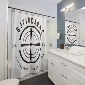 Stylish Firearms Shower Curtain - Perfect for Gun Enthusiasts, Bathroom Decor, Unique Gift, Modern Kitchen