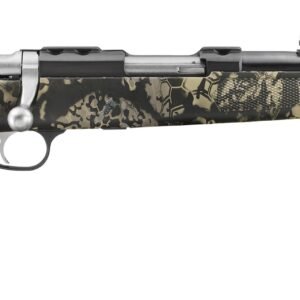 RUGER 77/44 44MAG BL/CAMO 16" AS TB