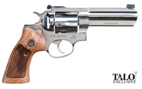 RUGER GP100 357MAG 4" HBL POLISH SS