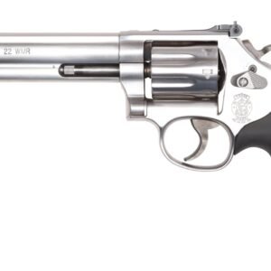SMITH AND WESSON 648 22MAG 6" SS/SYN 8RD AS