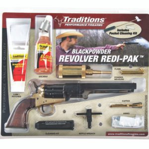 TRADITIONS 1851 NAVY .44 BL/WD PKG BRASS