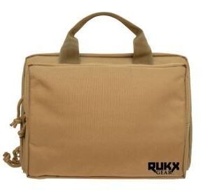 ATI Double Pistol Case Tan Rukx Gear