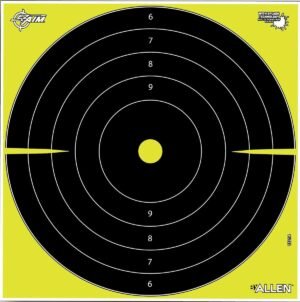Allen EZ AIM Non-Adhesive Splash Bullseye 12x12- 12/ct