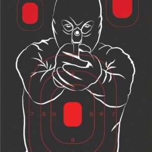 Allen EZ Aim Splash Non-Adhesive Bad Guy Target 12x18 - 5/ct