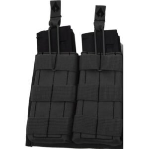 Advance Warrior Solutions Open Top Double Mag Pouch Black
