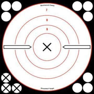 Birchwood Casey Shoot-N-C White/Black Bull's-Eye "X" Targets