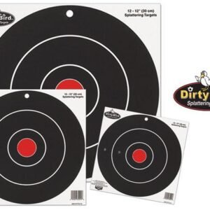 Birchwood Casey Dirty Bird Bull's Eye Targets 8" 25/Pack