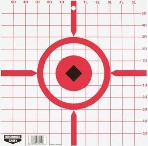 Birchwood Casey Rigid Paper Crosshair Sight-In Target - 12" 10/Pack