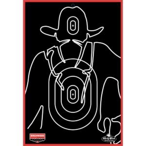 Birchwood Casey Dirty Bird "Gunslinger Silhouette" Target 12"x18" 6/ct