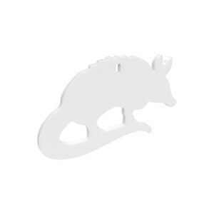 Birchwood Casey AR500 3/8" Steel 1 Hole Animal Silhouette Target - Armadillo 1/ct